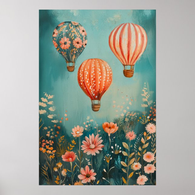 1800 Floating Hot Air Balloons Poster (Front)