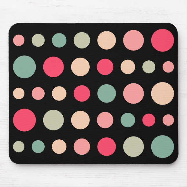 180115 - Colours 01 - on Black Mouse Mat (Front)