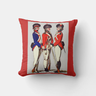 1803 London Volunteers print Cushion