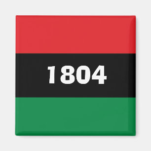 1804 Haiti Pan African Colours  Magnet