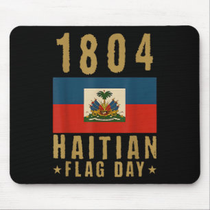 1804 Haitian Flag Day Haiti Pride Haitian Woman Mouse Mat