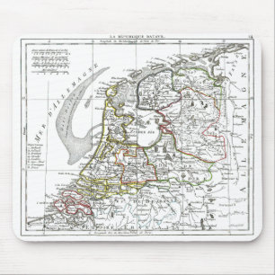 1806 Map - La Republique Batave Mouse Mat