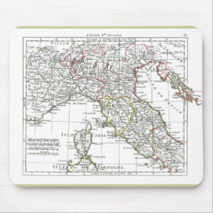 1806 Map - L'Italie (Nord) Mouse Mat