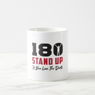 180 Darts Bullseye Dartboard Arrow Funny Gift Idea Coffee Mug
