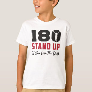 180 Darts Bullseye Dartboard Arrow Funny Gift Idea T-Shirt