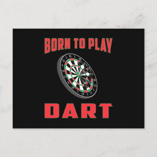 180 Darts Dart Dartboard Bullseye Arrow Funny Gift Postcard