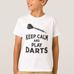 180 Darts Dart Dartboard Keep Calm Game Funny Gift T-Shirt