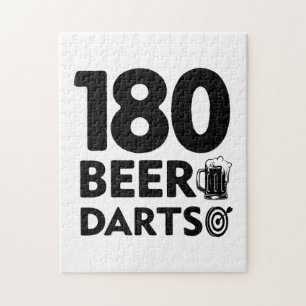 180 Days Beer And Darts Jigsaw Puzzle