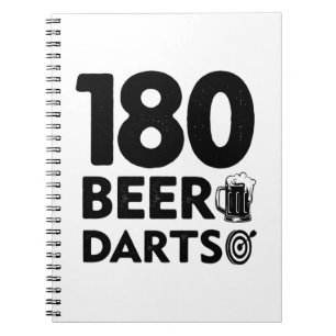 180 Days Beer And Darts Notebook