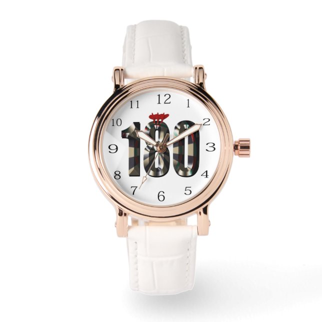 "180 in 3D: The Ultimate Darts Dimension" Watch (Front)