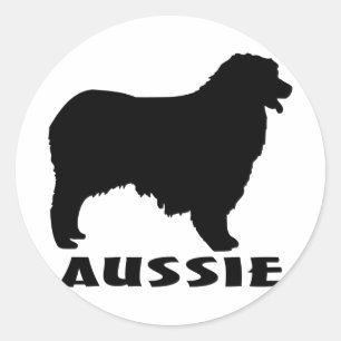 1815042007 Aussie (Animales) Classic Round Sticker