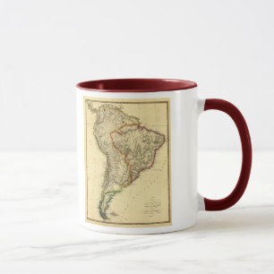 1817 Map of South America Mug