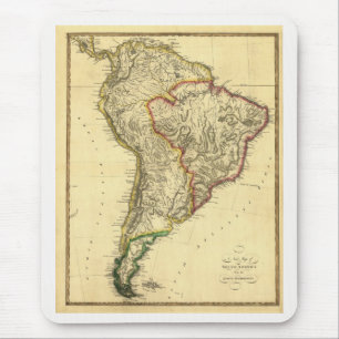 1817 Old Map of South America Mouse Mat