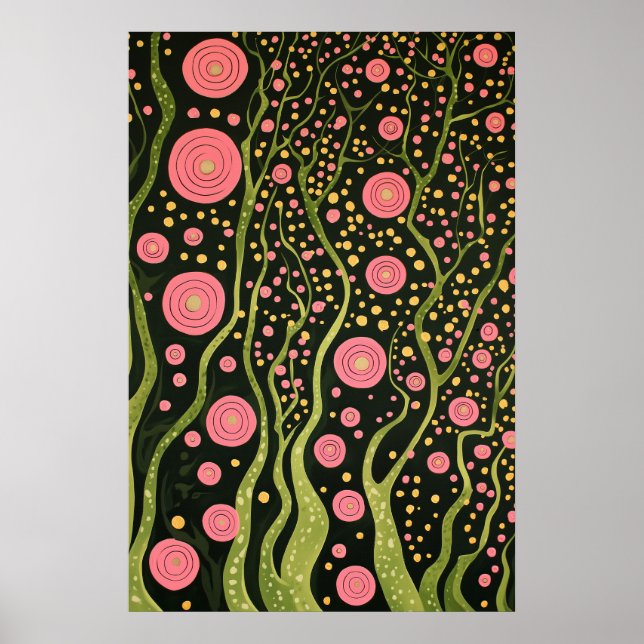 1819 Cosmic Surrealist Dreamscape Poster (Front)