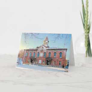 1820 Courthouse and Town Hall Plymouth MA Holiday Card