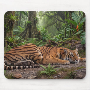 1820's Image Of Royal Tiger Converted From Sketch Mouse Mat