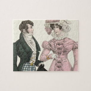 1823 Antique Wedding Man Woman Fashion Jigsaw Puzzle