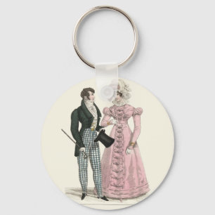 1823 Antique Wedding Man Woman Fashion Key Ring