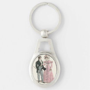 1823 Antique Wedding Man Woman Fashion Key Ring