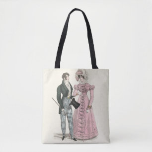 1823 Antique Wedding Man Woman Fashion Tote Bag