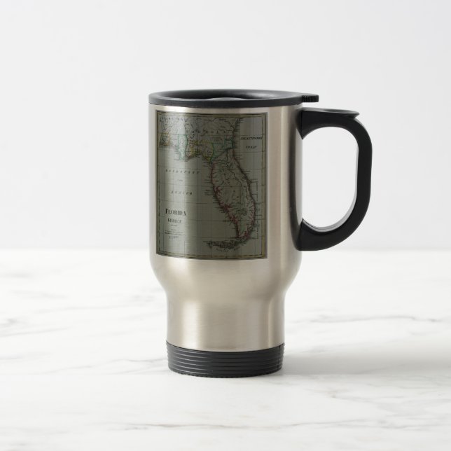 1823 Florida Map Travel Mug (Right)