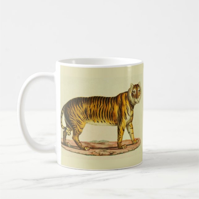 1824 tiger print coffee mug (Left)