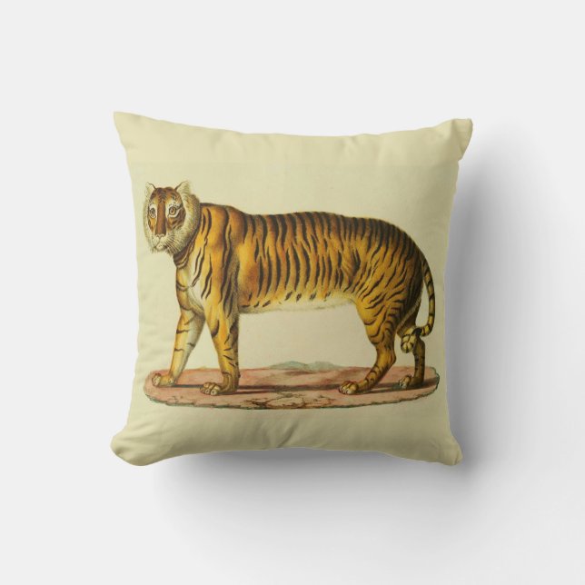 1824 tiger print cushion (Front)
