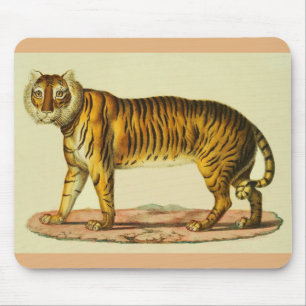 1824 tiger print mouse mat