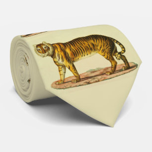1824 tiger print tie