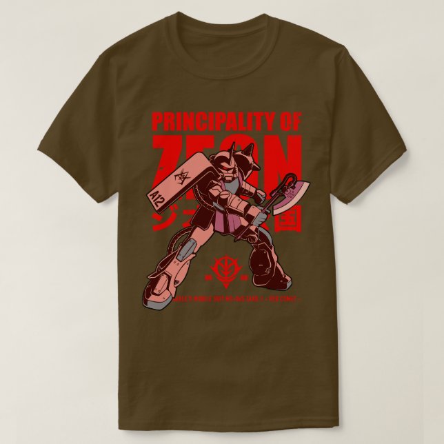 182 Red Comet T-Shirt (Design Front)