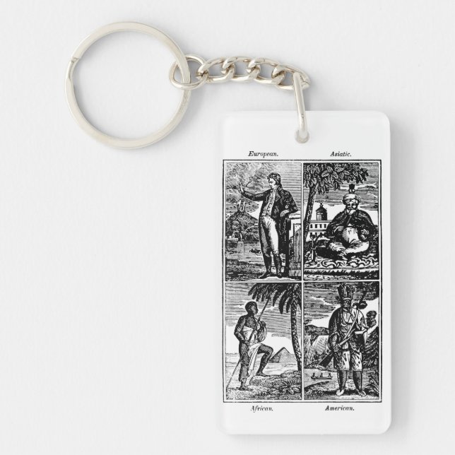 1831 Races of Mankind Key Ring (Front)