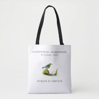 1833 Liverpool Archive | Kingfisher Medium Canvas Tote Bag