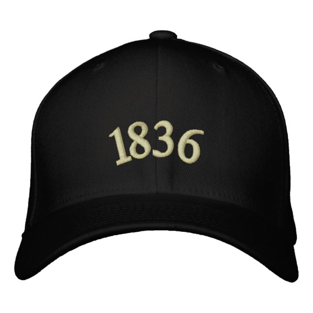 1836 EMBROIDERED HAT (Front)