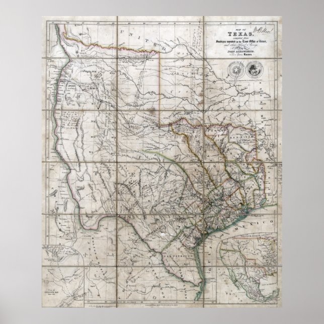 1841 Republic of Texas Poster (Front)