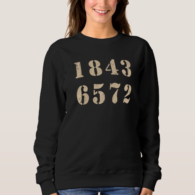 18436572 Firing Order Small Block Engine V8 Big Bl Sweatshirt (Front)