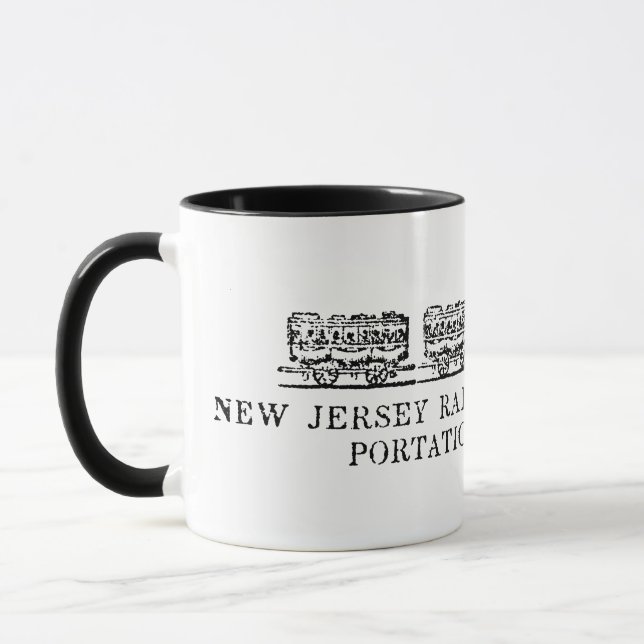 1843 New Jersey Railroad Mug (Left)