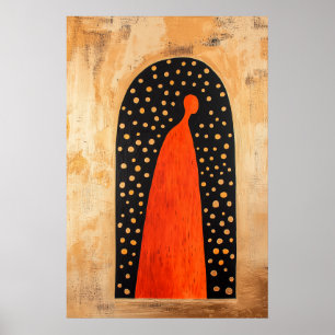 1845 Heroic Figure in Archway Poster