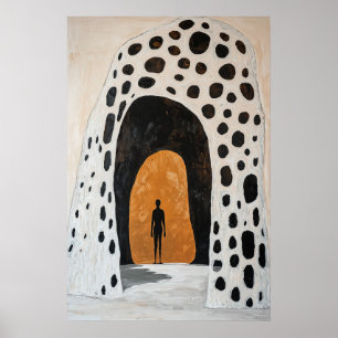 1846 Heroic Figure in Archway Poster