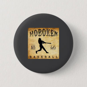1846 Hoboken New Jersey Baseball  6 Cm Round Badge