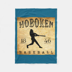 1846 Hoboken New Jersey Baseball  Fleece Blanket