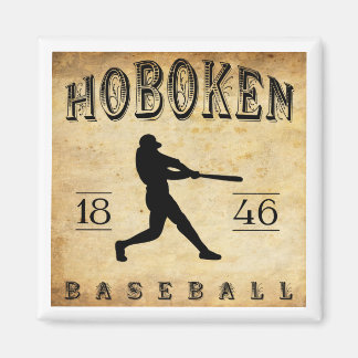 1846 Hoboken New Jersey Baseball Magnet