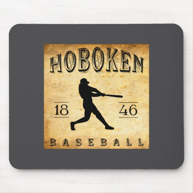 1846 Hoboken New Jersey Baseball  Mouse Mat (Front)