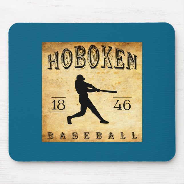 1846 Hoboken New Jersey Baseball  Mouse Mat (Front)