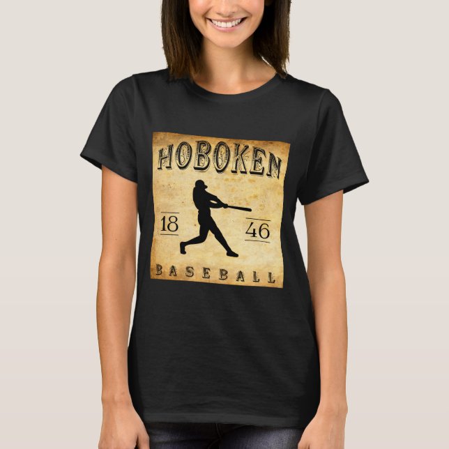 1846 Hoboken New Jersey Baseball  T-Shirt (Front)