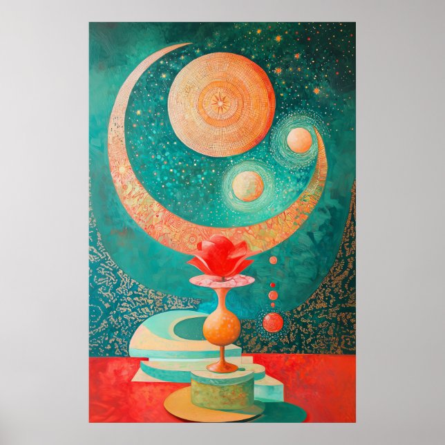 1851 Dreamlike Flow Poster (Front)