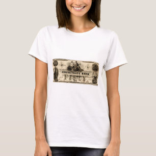 1853 Cochituate Fifty Dollar Note T-Shirt