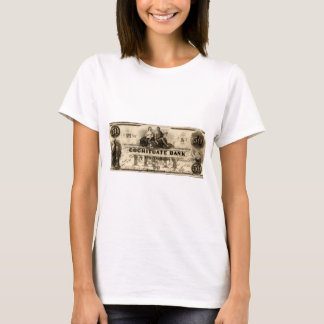 1853 Cochituate Fifty Dollar Note T-Shirt