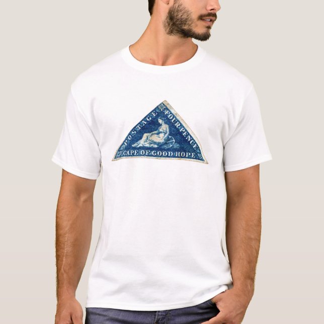 1854 Cape of Good Hope Postage Stamp T-Shirt (Front)