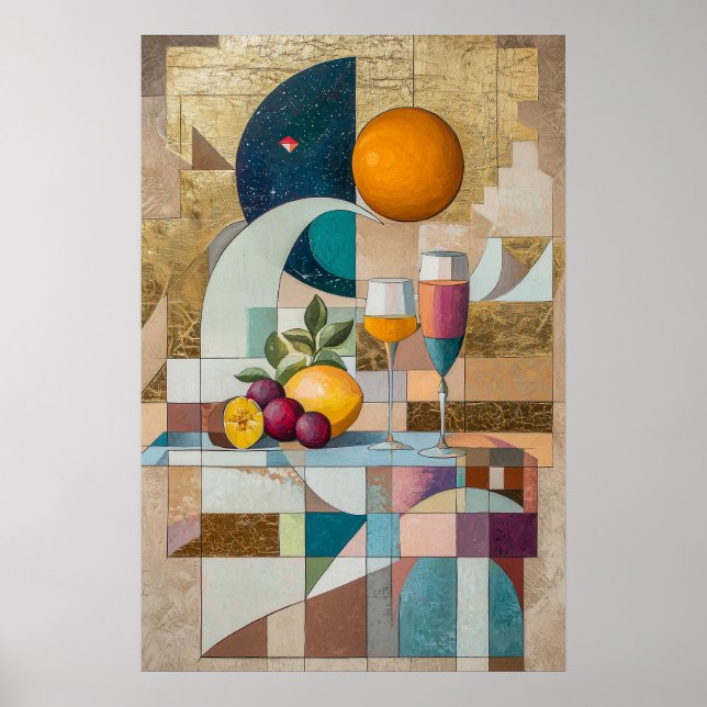 1855 Dreamlike Flow Poster (Front)