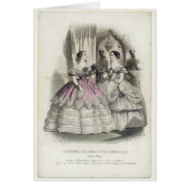 1856 Illustration - Art Card (with message) (Front)